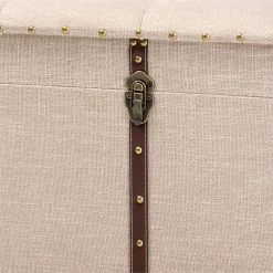 Budget ✨ Baxton Studio Kyra Fabric Upholstered Coffee Table With Storage In Beige ⌛ 18 Budget ✨ Baxton Studio Kyra Fabric Upholstered Coffee Table With Storage In Beige ⌛ -Bedroom Benches Store 1975642 6 L