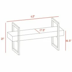 Cheap ⭐ Meridian Furniture Chloe Contemporary Faux Fur Bench In White ⭐ -Bedroom Benches Store 1976073 2 L