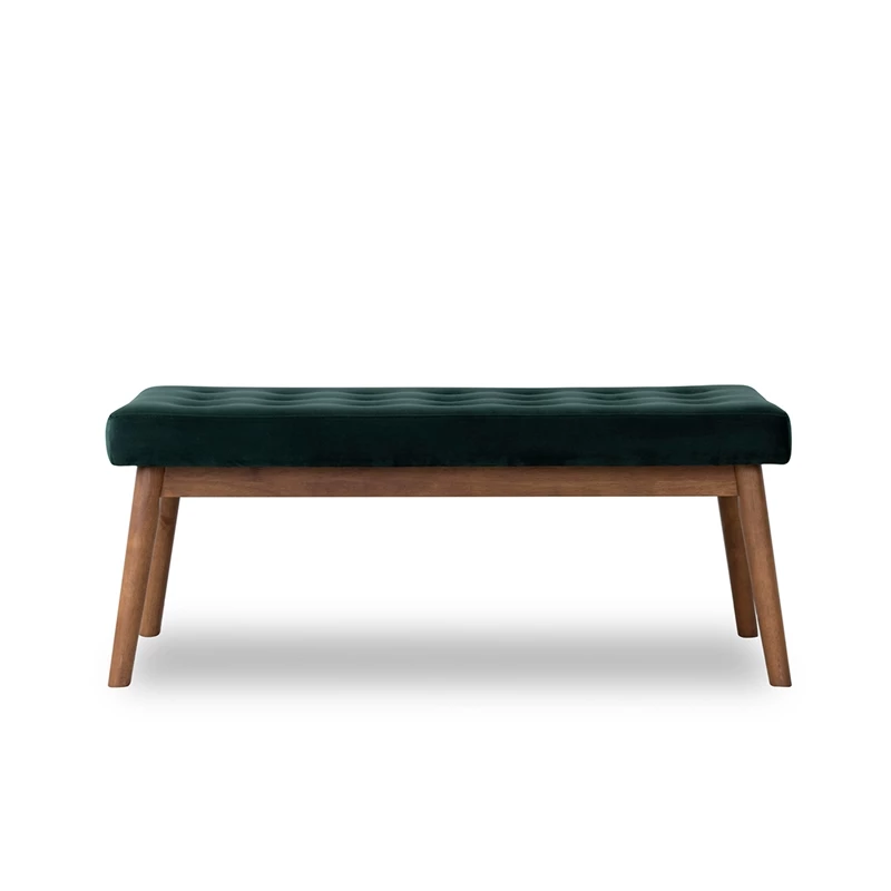 Best reviews of π Allora Mid-Century Modern Design Velvet Bench In Green β 2 Best reviews of π Allora Mid-Century Modern Design Velvet Bench In Green β - Image 2