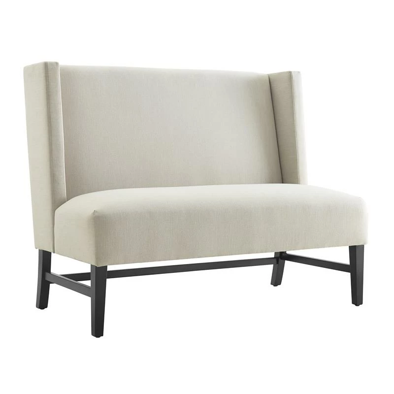 Best reviews of π Home Fare Shelter Back Wood Base Entryway Bench In Beige β 1 Best reviews of π Home Fare Shelter Back Wood Base Entryway Bench In Beige β