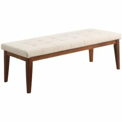 Top 10 π― ORE International Polyurethane Bench With Maple Wooden Leg In Beige π