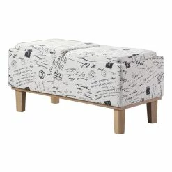 Flash Sale β ORE International 17" Tall Polyurethane Flip Storage Bench In Beige π