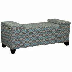 Promo ⭐ ORE International 18.25" Tall Polyurethane Storage Bench In Multi-Color 🎁