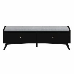 New π₯ Alpine Furniture Flynn Wood Bench In Black π€© 11 New π₯ Alpine Furniture Flynn Wood Bench In Black π€© -Bedroom Benches Store 2134586 2 L