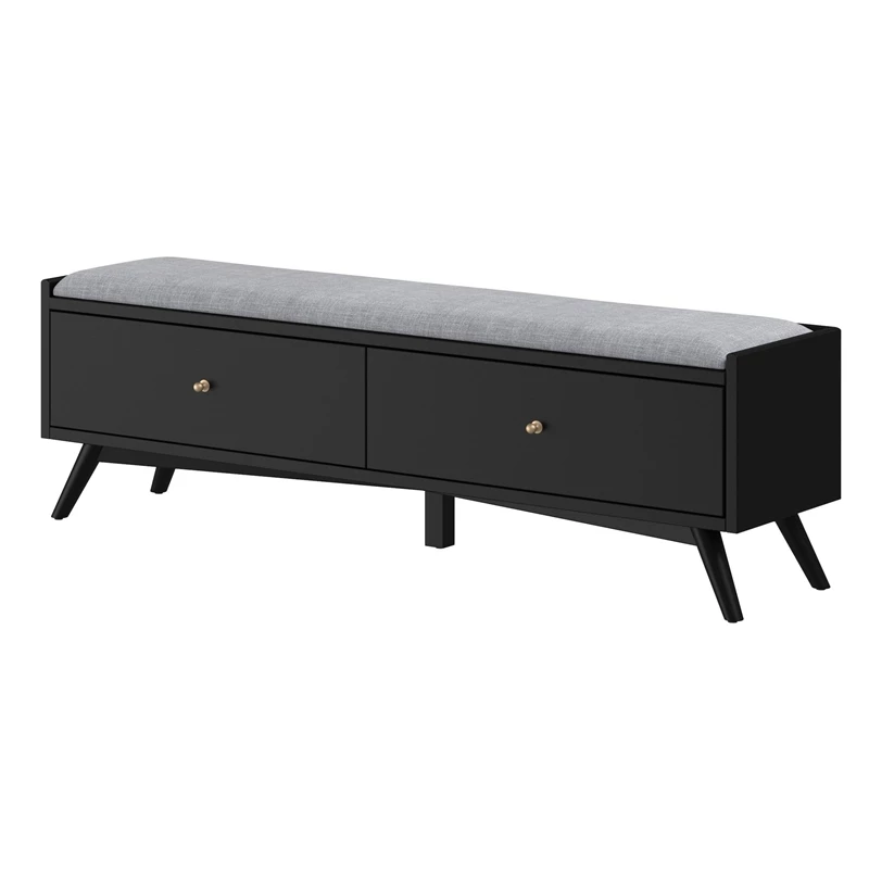 New π₯ Alpine Furniture Flynn Wood Bench In Black π€© 9 New π₯ Alpine Furniture Flynn Wood Bench In Black π€© - Image 9
