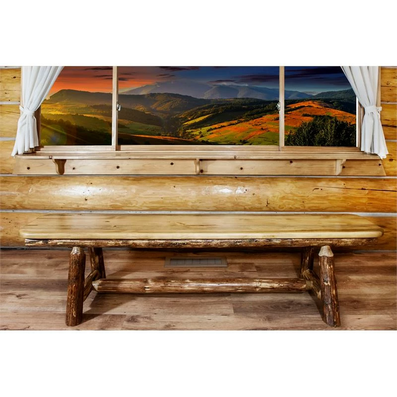 Flash Sale π― Montana Woodworks Glacier Country 45" Solid Wood Plank Style Bench In Brown π₯ 2 Flash Sale π― Montana Woodworks Glacier Country 45" Solid Wood Plank Style Bench In Brown π₯ - Image 2