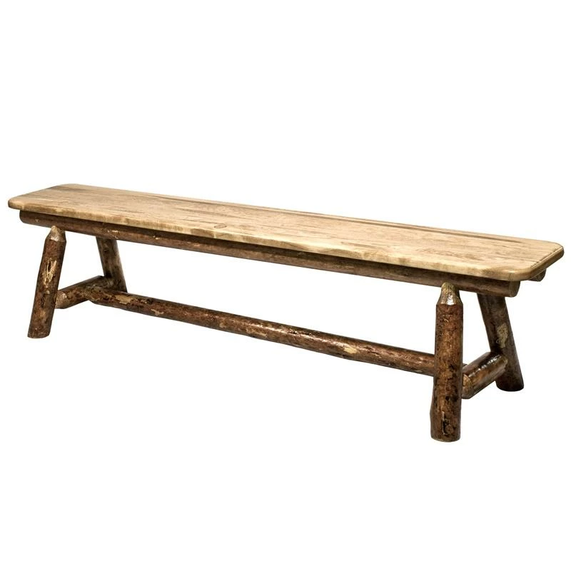 Deals 𧨠Montana Woodworks Glacier Country 6ft Pine Wood Plank Style Bench In Brown π 3 Deals 𧨠Montana Woodworks Glacier Country 6ft Pine Wood Plank Style Bench In Brown π - Image 3