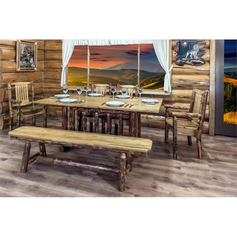 Deals 𧨠Montana Woodworks Glacier Country 6ft Pine Wood Plank Style Bench In Brown π 5 Deals 𧨠Montana Woodworks Glacier Country 6ft Pine Wood Plank Style Bench In Brown π - Image 5