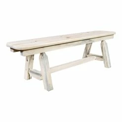 Top 10 π Montana Woodworks Homestead 5ft Solid Wood Plank Style Bench In Natural β€οΈ