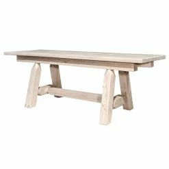 Top 10 🎉 Montana Woodworks Homestead 6ft Solid Pine Wood Plank Style Bench In Natural 🌟 -Bedroom Benches Store 2166073 2 L