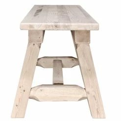 Top 10 🎉 Montana Woodworks Homestead 6ft Solid Pine Wood Plank Style Bench In Natural 🌟 -Bedroom Benches Store 2166073 4 L