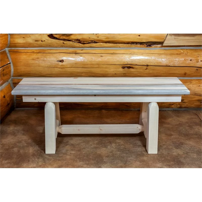 Flash Sale π Montana Woodworks Homestead 45" Solid Wood Plank Style Bench In Natural β€οΈ 2 Flash Sale π Montana Woodworks Homestead 45" Solid Wood Plank Style Bench In Natural β€οΈ - Image 2