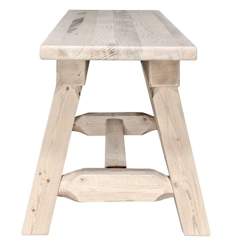 Flash Sale π Montana Woodworks Homestead 45" Solid Wood Plank Style Bench In Natural β€οΈ 5 Flash Sale π Montana Woodworks Homestead 45" Solid Wood Plank Style Bench In Natural β€οΈ - Image 5