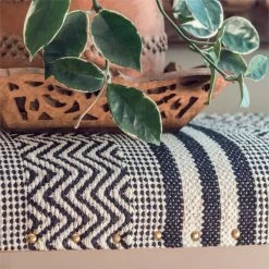 Promo 🤩 TDI Home Wood Entryway 👟 Shoe Storage Bench In Black And White 🌟 -Bedroom Benches Store 2184263 2 L