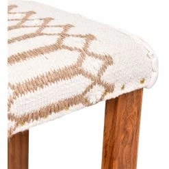 Budget ⌛ TDI Home Wood Entryway 👟 Shoe Storage Bench In Natural And Beige 🌟 -Bedroom Benches Store 2184265 4 L