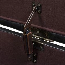 Best Pirce ❤️ Jennifer Taylor Home Ryan Upholstered Storage Accent Bench Vintage Black Brown ✔️ -Bedroom Benches Store 2186781 9 L