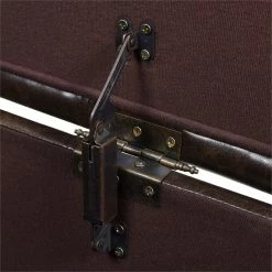 Best deal 👏 Jennifer Taylor Home Ryan Upholstered Storage Accent Bench Vintage Brown 🧨 -Bedroom Benches Store 2186788 9 L