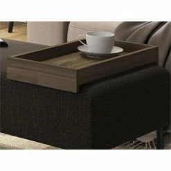 Flash Sale 💯 Casabianca Furniture Modern Ace Engineered Wood Bench In Brown ✔️ -Bedroom Benches Store 2192363 2 L