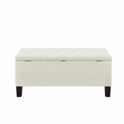 Promo π Home Fare 42 Inch Diamond Tufted Fabric Storage Bench In Cream Beige π 8 Promo π Home Fare 42 Inch Diamond Tufted Fabric Storage Bench In Cream Beige π -Bedroom Benches Store 2367307 2 L