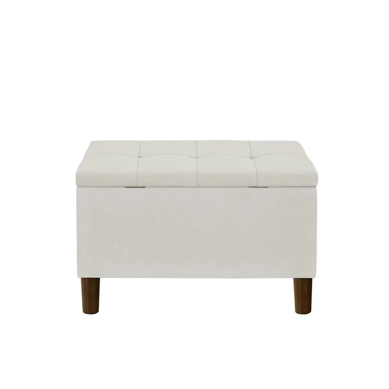 Top 10 π Home Fare 29 Inch Tufted Fabric Storage Bench In Light Gray π 3 Top 10 π Home Fare 29 Inch Tufted Fabric Storage Bench In Light Gray π - Image 3