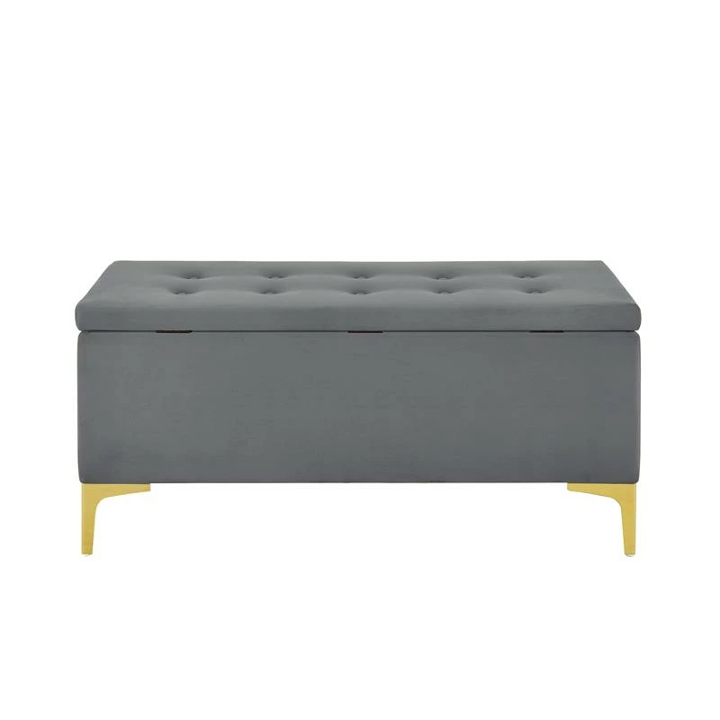 Coupon βοΈ Home Fare 42 Inch Tufted Fabric Storage Bench In Charcoal Gray π 3 Coupon βοΈ Home Fare 42 Inch Tufted Fabric Storage Bench In Charcoal Gray π - Image 3
