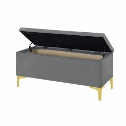 Coupon βοΈ Home Fare 42 Inch Tufted Fabric Storage Bench In Charcoal Gray π 11 Coupon βοΈ Home Fare 42 Inch Tufted Fabric Storage Bench In Charcoal Gray π -Bedroom Benches Store 2367337 5 L