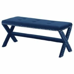 Top 10 โ๏ธ Best Master Furniture Medraut Blue Velvet Accent Bench ๐งจ