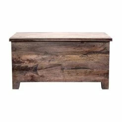 Best Sale π Porter Designs Fish Solid Wood Coffee Table - Gray β 9 Best Sale π Porter Designs Fish Solid Wood Coffee Table - Gray β -Bedroom Benches Store 2397734 1 L