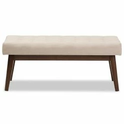 New π Bowery Hill Button Tufted Bedroom Bench In Beige π― 9 New π Bowery Hill Button Tufted Bedroom Bench In Beige π― -Bedroom Benches Store 2407778 2 L
