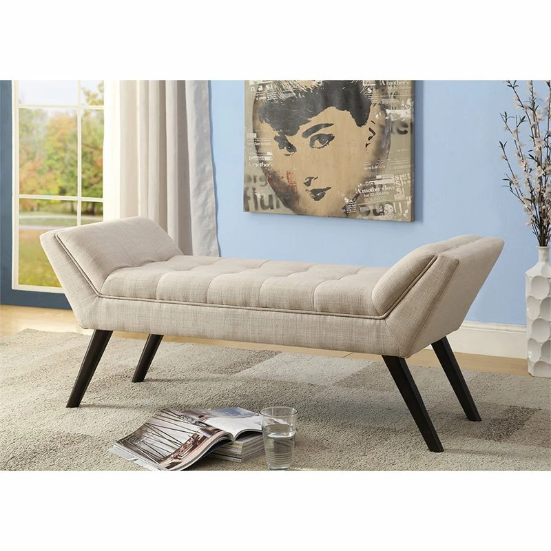 Discount π Bowery Hill Tufted Bench In Beige βοΈ 2 Discount π Bowery Hill Tufted Bench In Beige βοΈ - Image 2