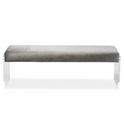 Top 10 β€οΈ Bowery Hill Upholstered Bedroom Bench In Gray π€© 6 Top 10 β€οΈ Bowery Hill Upholstered Bedroom Bench In Gray π€© -Bedroom Benches Store 2407820 2 L
