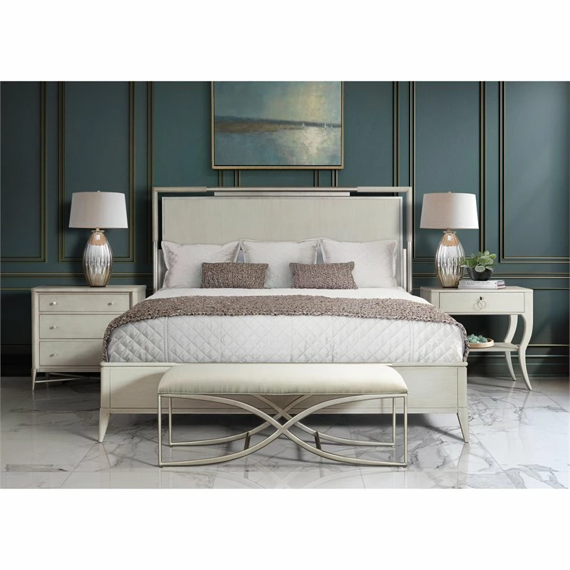 Discount β Riverside Furniture Maisie Refined Glam Upholstered Bedroom Bench In Champagne π 5 Discount β Riverside Furniture Maisie Refined Glam Upholstered Bedroom Bench In Champagne π - Image 5