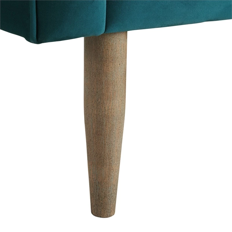 Cheap β Bowery Hill Mid-Century Velvet Upholstered Bench π 4 Cheap β Bowery Hill Mid-Century Velvet Upholstered Bench π - Image 4
