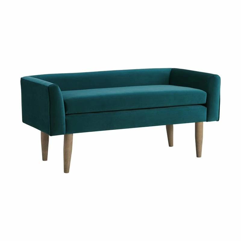 Cheap β Bowery Hill Mid-Century Velvet Upholstered Bench π 1 Cheap β Bowery Hill Mid-Century Velvet Upholstered Bench π