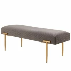 Budget βοΈ New Pacific Direct Clarine Velvet Fabric Bench In Serene Dark Gray/Gold π 10 Budget βοΈ New Pacific Direct Clarine Velvet Fabric Bench In Serene Dark Gray/Gold π -Bedroom Benches Store 2422322 2 L