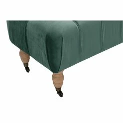 Outlet 🥰 Posh Living Tina Bench Hunter Green Velvet Upholstered Button Tufted 🎉 -Bedroom Benches Store 2454990 5 L