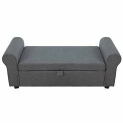Hot Sale βοΈ Spirit Up Art Fabric Upholstered Flip Top Storage Bench In Dark Gray 𧨠12 Hot Sale βοΈ Spirit Up Art Fabric Upholstered Flip Top Storage Bench In Dark Gray 𧨠-Bedroom Benches Store 2456394 4 L