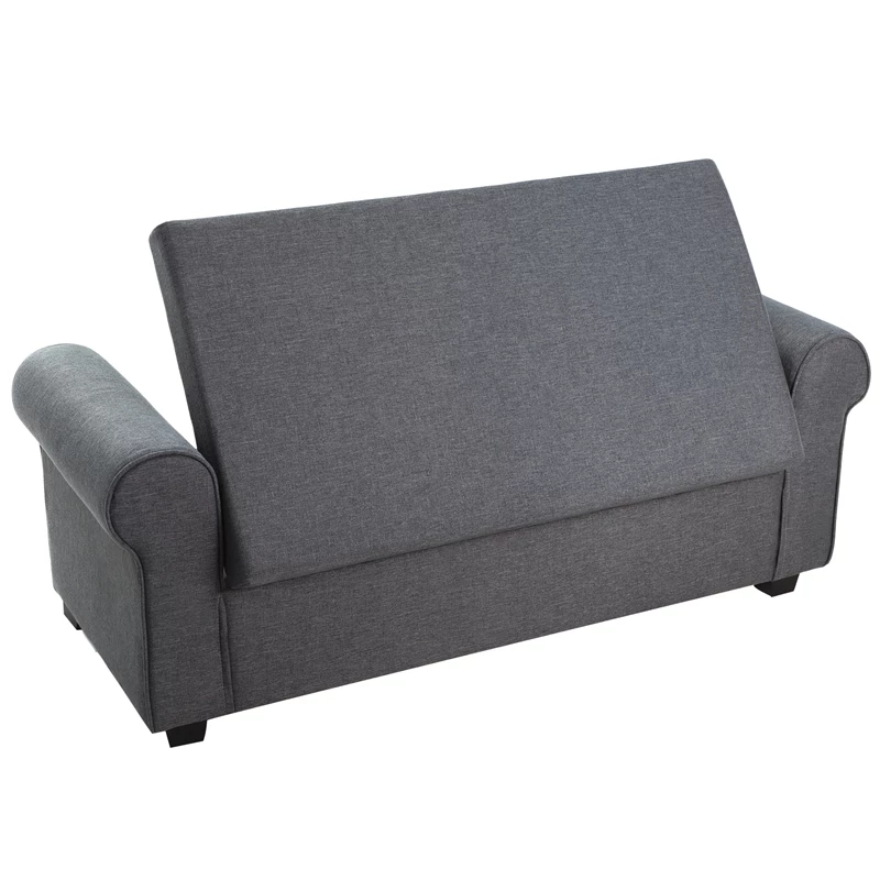 Hot Sale βοΈ Spirit Up Art Fabric Upholstered Flip Top Storage Bench In Dark Gray 𧨠7 Hot Sale βοΈ Spirit Up Art Fabric Upholstered Flip Top Storage Bench In Dark Gray 𧨠- Image 7