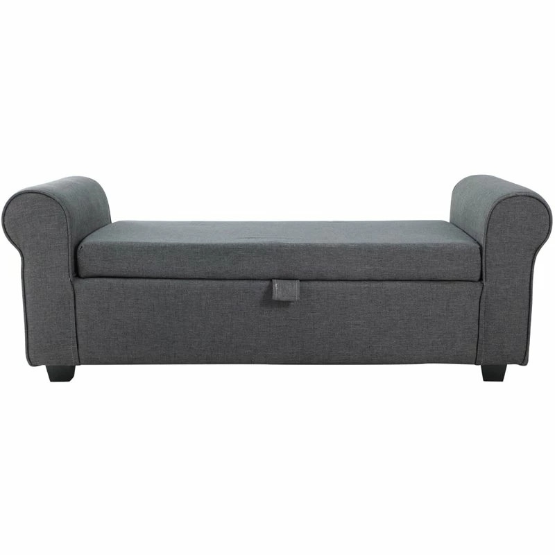 Hot Sale βοΈ Spirit Up Art Fabric Upholstered Flip Top Storage Bench In Dark Gray 𧨠1 Hot Sale βοΈ Spirit Up Art Fabric Upholstered Flip Top Storage Bench In Dark Gray π§¨
