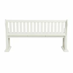 Cheapest 🌟 Picket House Furnishings Stanford Pew Bench In White ⌛ -Bedroom Benches Store 2482199 7 L