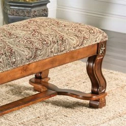 Brand new β¨ Bowery Hill Traditional Wood Padded Bench In Antique Oak π 8 Brand new β¨ Bowery Hill Traditional Wood Padded Bench In Antique Oak π -Bedroom Benches Store 2484593 90 L