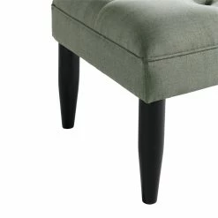 Cheap 🤩 Picket House Furnishings Aris Tufted Upholstered Bench In Charcoal 👏 -Bedroom Benches Store 2494573 2 L