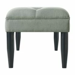 Cheap 🤩 Picket House Furnishings Aris Tufted Upholstered Bench In Charcoal 👏 -Bedroom Benches Store 2494573 6 L