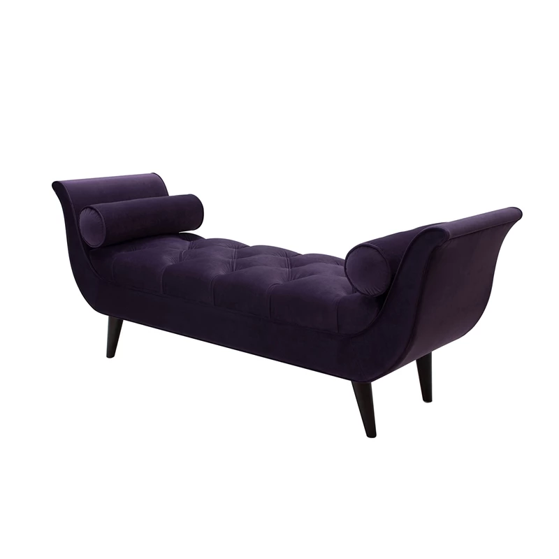 Best reviews of π Maklaine Contemporary Tufted Flared Arm Entryway Bench In Purple π₯ 1 Best reviews of π Maklaine Contemporary Tufted Flared Arm Entryway Bench In Purple π₯
