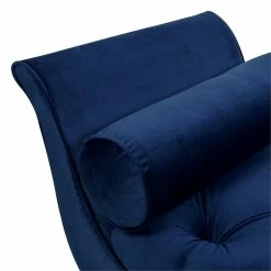 Brand new ❤️ Maklaine Contemporary Tufted Flared Arm Entryway Bench In Navy Blue ✨ 21 Brand new ❤️ Maklaine Contemporary Tufted Flared Arm Entryway Bench In Navy Blue ✨ -Bedroom Benches Store 2505919 20 L