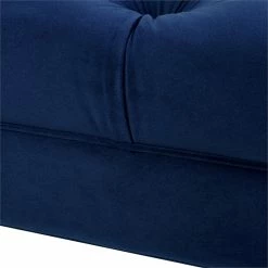 Brand new ❤️ Maklaine Contemporary Tufted Flared Arm Entryway Bench In Navy Blue ✨ 22 Brand new ❤️ Maklaine Contemporary Tufted Flared Arm Entryway Bench In Navy Blue ✨ -Bedroom Benches Store 2505919 21 L