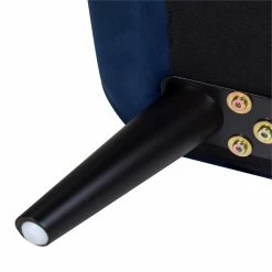 Brand new ❤️ Maklaine Contemporary Tufted Flared Arm Entryway Bench In Navy Blue ✨ 25 Brand new ❤️ Maklaine Contemporary Tufted Flared Arm Entryway Bench In Navy Blue ✨ -Bedroom Benches Store 2505919 24 L