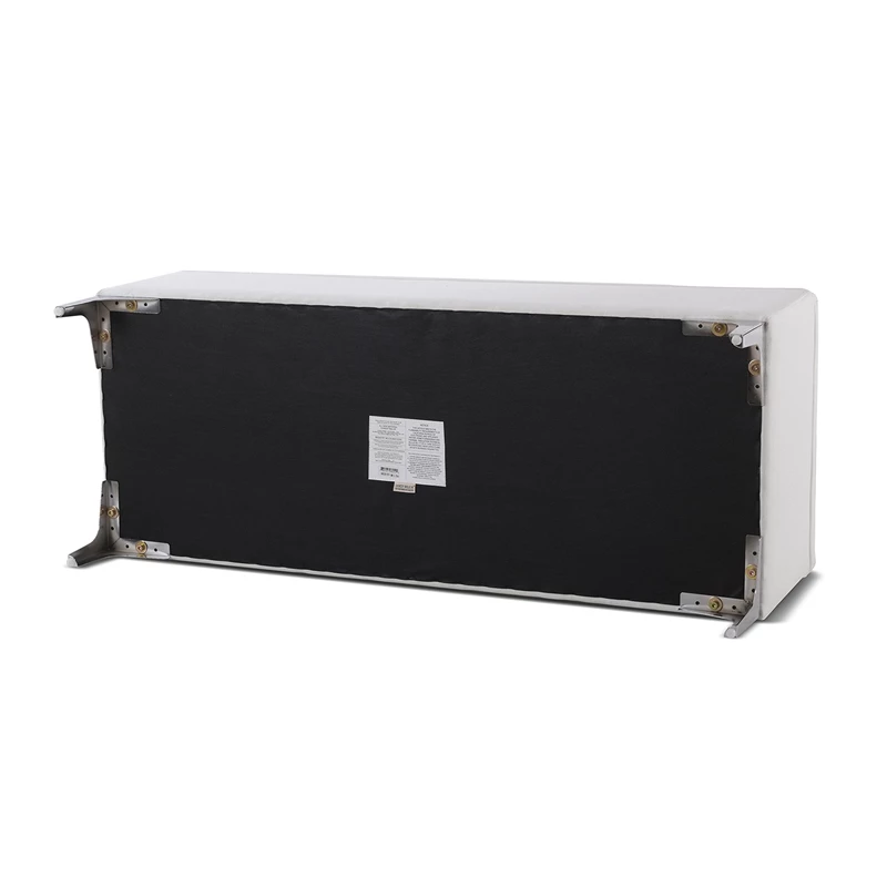 Brand new ⭐ Maklaine Mid-Century Storage Hardwood Bench In Bright White ⌛ 9 Brand new ⭐ Maklaine Mid-Century Storage Hardwood Bench In Bright White ⌛ - Image 9