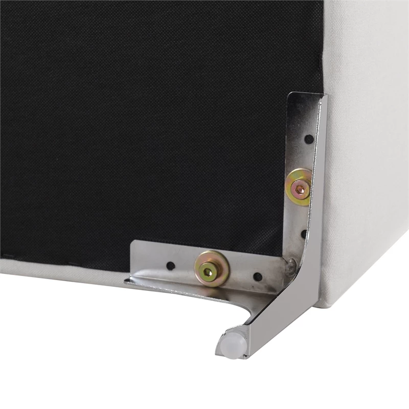 Brand new ⭐ Maklaine Mid-Century Storage Hardwood Bench In Bright White ⌛ 14 Brand new ⭐ Maklaine Mid-Century Storage Hardwood Bench In Bright White ⌛ - Image 14