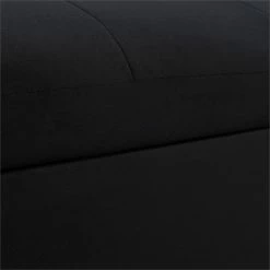 Deals 💯 Maklaine Mid-Century Modern Entryway Storage Bench In Black ⌛ -Bedroom Benches Store 2505960 22 L